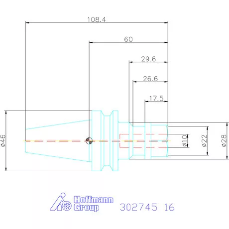Garant ER szorítópatronos befogó AD alak 16