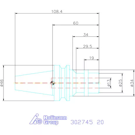 Garant ER szorítópatronos befogó AD alak 20