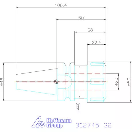 Garant ER szorítópatronos befogó AD alak 32