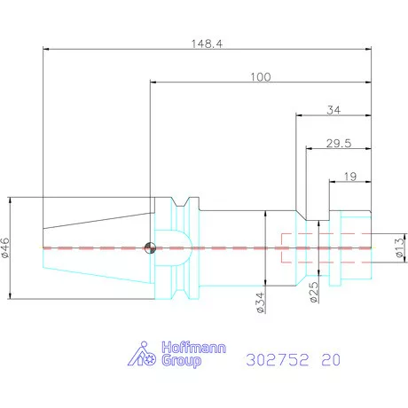 Garant ER szorítópatronos befogó Forma AD 20