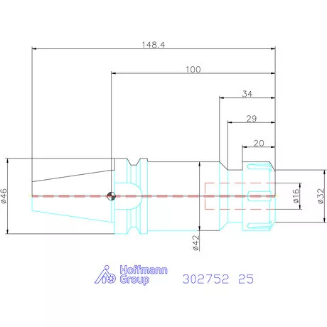 Garant ER szorítópatronos befogó Forma AD 25