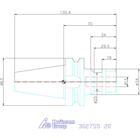 Garant ER szorítópatronos befogó ADB alak 20