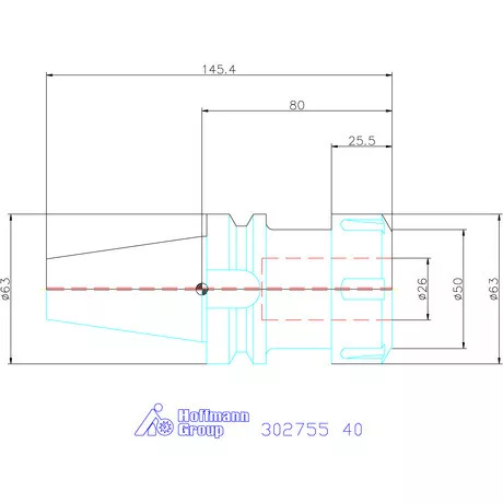 Garant ER szorítópatronos befogó ADB alak 40