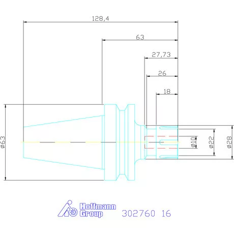Eroglu ER szorítópatronos befogó ADB alak 16