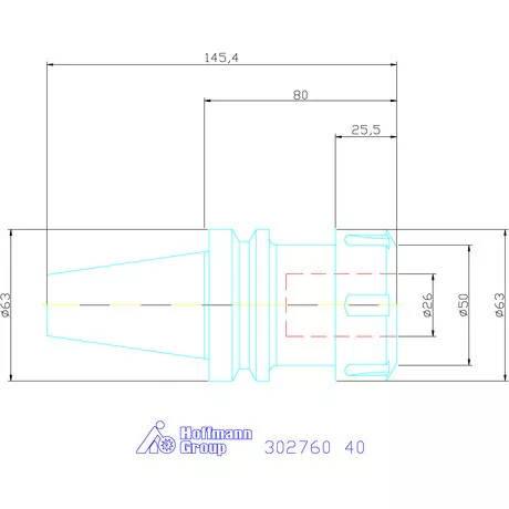 Eroglu ER szorítópatronos befogó ADB alak 40