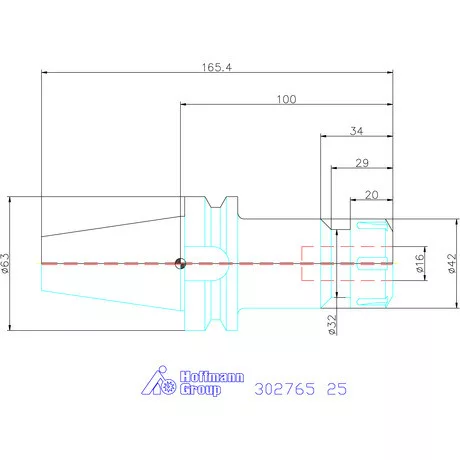 Garant ER szorítópatronos befogó Forma ADB 25
