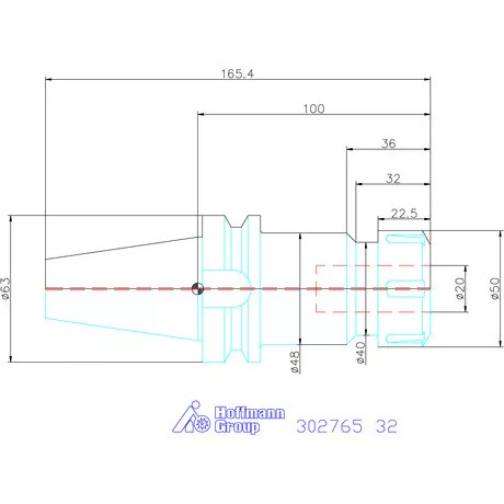 Garant ER szorítópatronos befogó Forma ADB 32