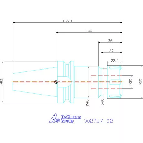 Holex ER-Spannzangenfutter AD alak 32