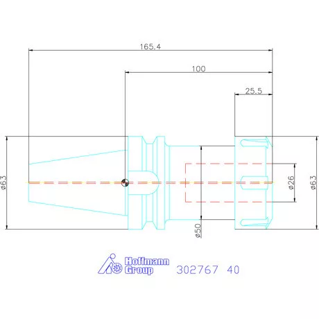 Holex ER-Spannzangenfutter AD alak 40