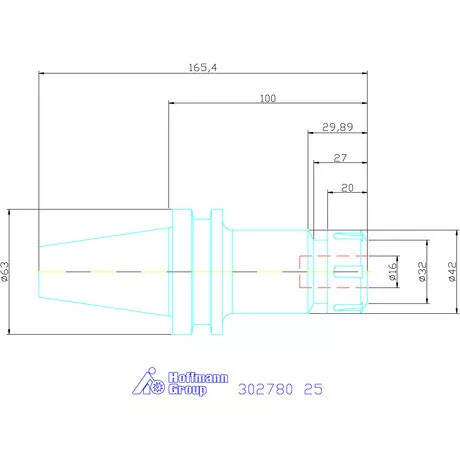 Eroglu ER szorítópatronos befogó ADB alak 25