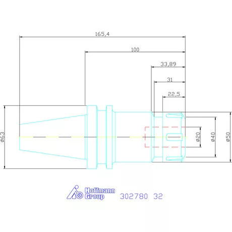 Eroglu ER szorítópatronos befogó ADB alak 32