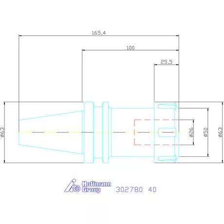 Eroglu ER szorítópatronos befogó ADB alak 40