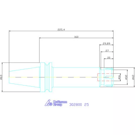 Eroglu ER szorítópatronos befogó ADB alak 25
