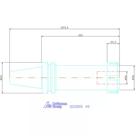 Eroglu ER szorítópatronos befogó ADB alak 40