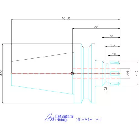 Garant ER szorítópatronos befogó Form ADB 25
