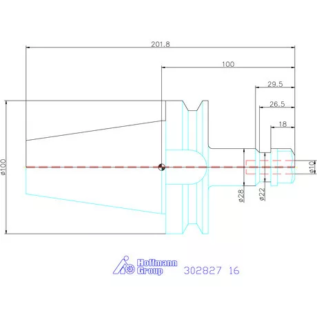Holex ER szorítópatronos befogó AD alak 16