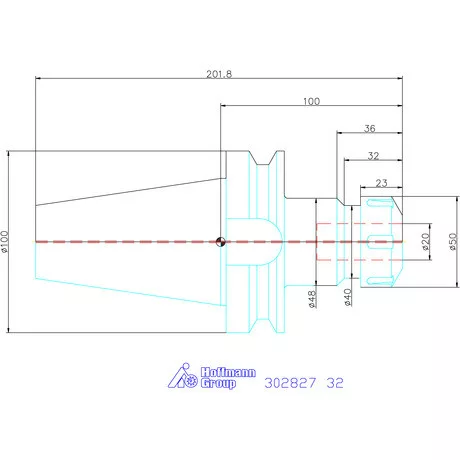 Holex ER szorítópatronos befogó AD alak 32