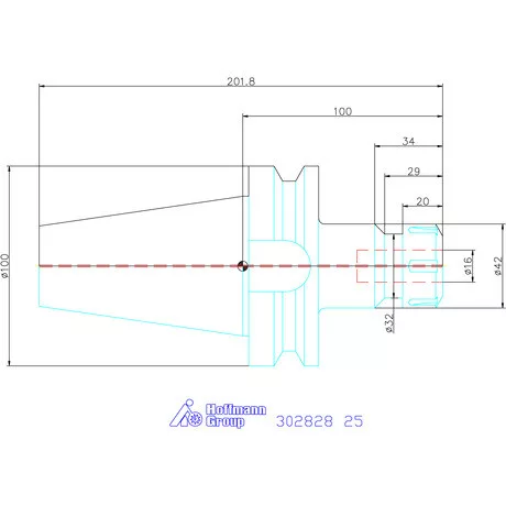 Garant ER szorítópatronos befogó Forma ADB 25