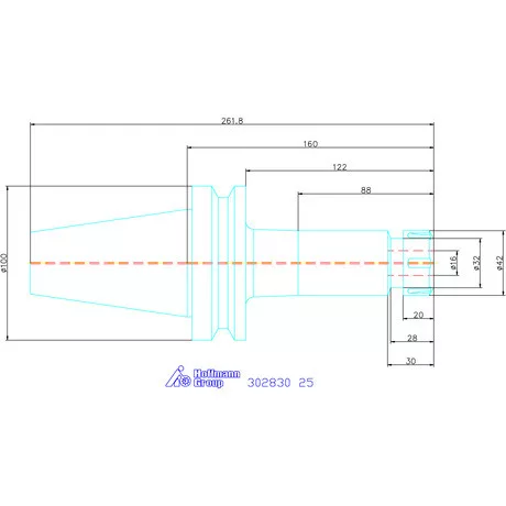 Eroglu ER szorítópatronos befogó ADB alak 25