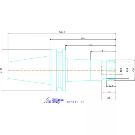Eroglu ER szorítópatronos befogó ADB alak 32