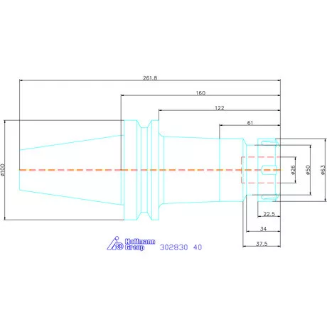Eroglu ER szorítópatronos befogó ADB alak 40