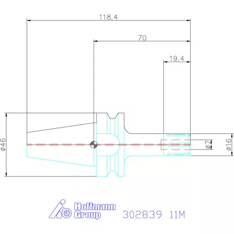 Garant HiRunER precíziós ER szorítópatronos befogó 11M