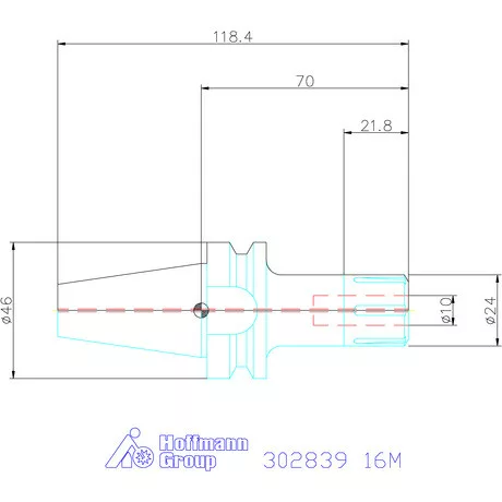 Garant HiRunER precíziós ER szorítópatronos befogó 16M