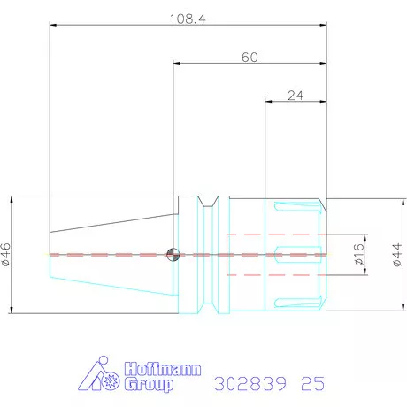 Garant HiRunER precíziós ER szorítópatronos befogó 25