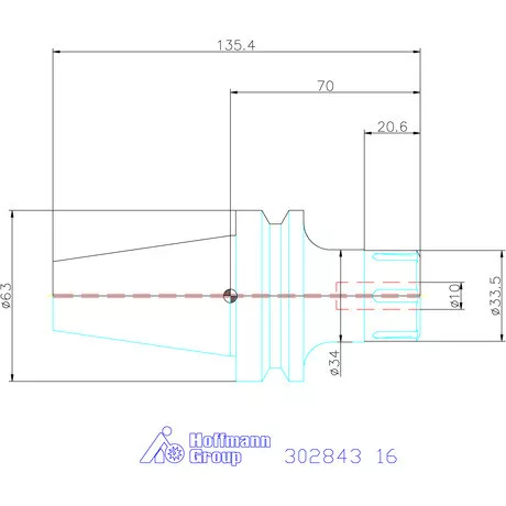 Garant HiRunER precíziós ER szorítópatronos befogó 16