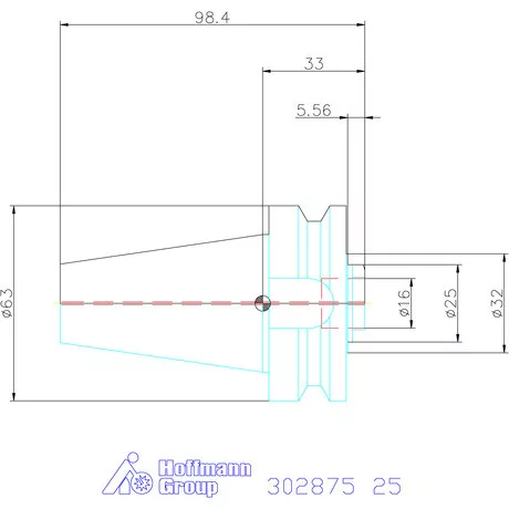 Garant ER szorítópatronos befogó, ultra rövid 25