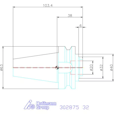 Garant ER szorítópatronos befogó, ultra rövid 32