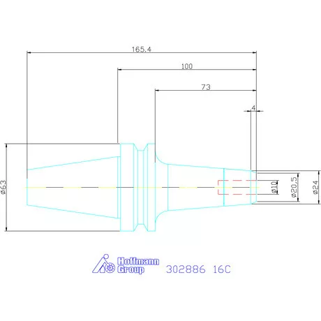 Fahrion Precíziós ER szorítópatronos befogó CENTRO P 16C