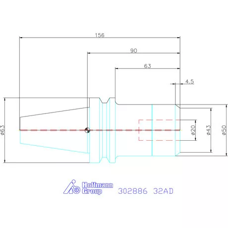 Fahrion Precíziós ER szorítópatronos befogó CENTRO P 32AD