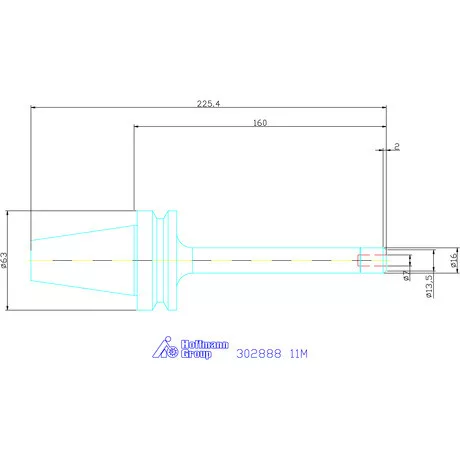 Fahrion Precíziós ER szorítópatronos befogó CENTRO P 11M