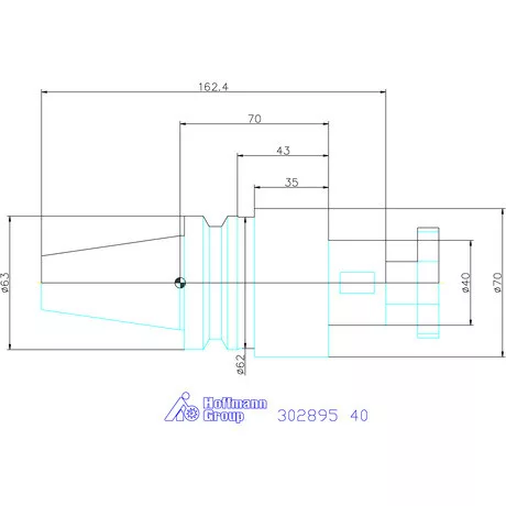 Garant Kombinált marótüske Form ADB 40 mm