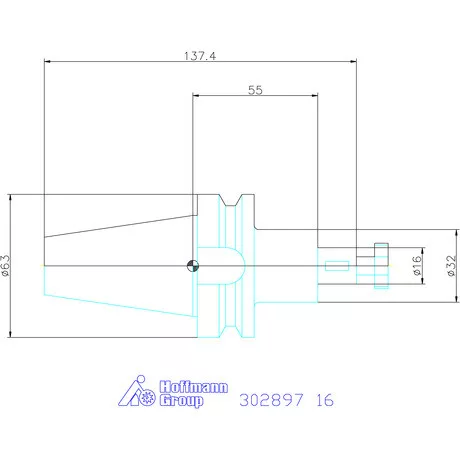 Holex Kombinált marótüske Form A 16 mm