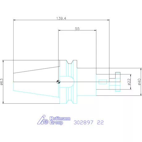 Holex Kombinált marótüske Form A 22 mm
