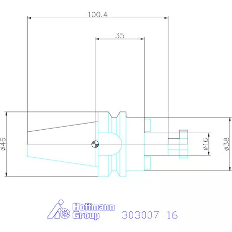 Holex Marófej befogó Form A 16 mm