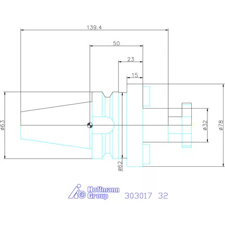 Holex Marófej befogó Form A 32 mm