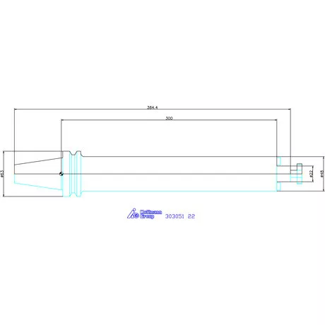 Garant Marófej befogó rezgéscsillapító 22 mm