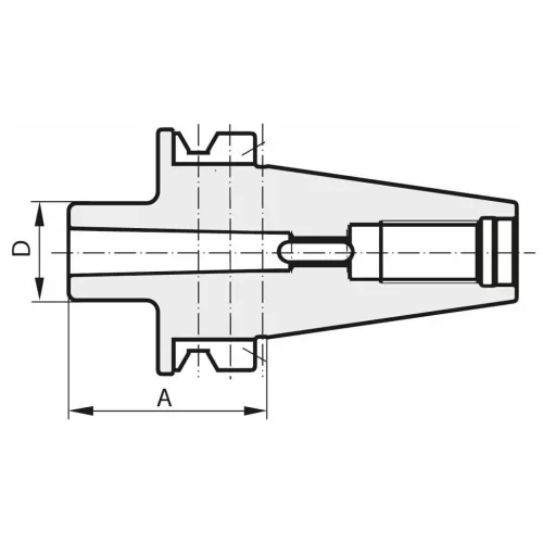 Holex Szűkítőpersely SK / MK kiütőlaphoz, Form AD 2