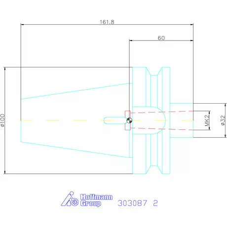Holex Szűkítőpersely SK / MK kiütőlaphoz, Form AD 2