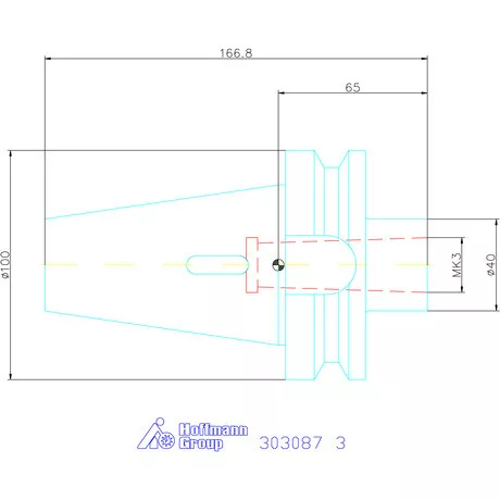 Holex Szűkítőpersely SK / MK kiütőlaphoz, Form AD 3