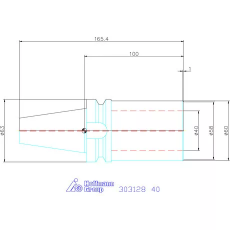 Garant Szerszámtartó telibefúróhoz Form ADB 40 mm