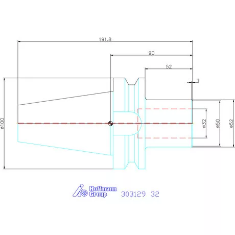 Garant Szerszámtartó telibefúróhoz Form ADB 32 mm
