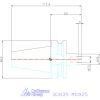 Szerszámbefogó becsavarozható maróhoz menettel  M10X25