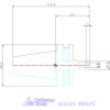 Szerszámbefogó becsavarozható maróhoz menettel  M8X25