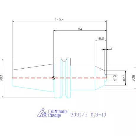 Garant Rövid fúrótokmány Form ADB 0,3-10 mm