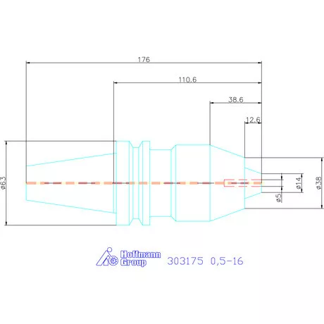 Garant Rövid fúrótokmány Form ADB 0,5-16 mm