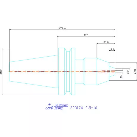 Rövid fúrótokmány Form ADB 0,5-16 mm